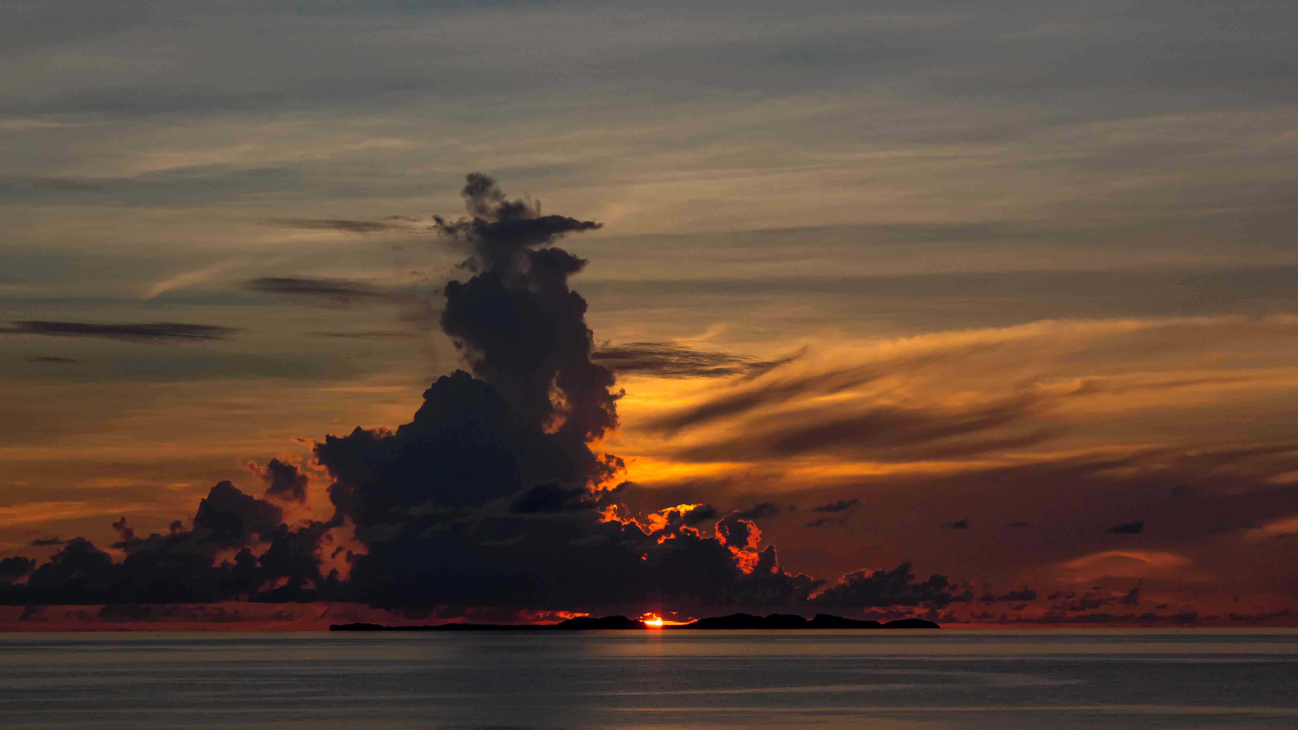 Sunrise at Karimunjawa Island.